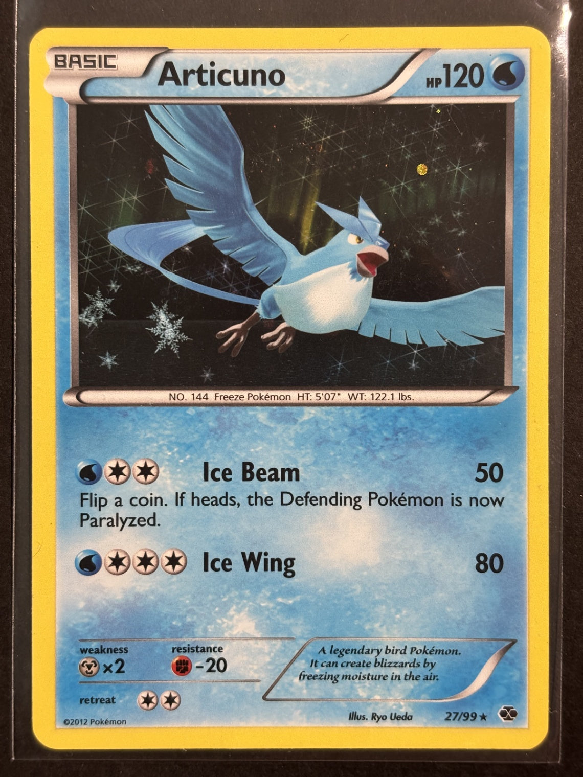Articuno - 27/99 (Next Destinies) Promo Blister Exclusives 027/099 MP