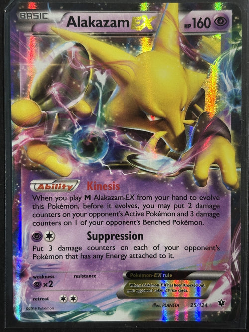 Alakazam EX Ultra Rare XY - Fates Collide 25/124 NM