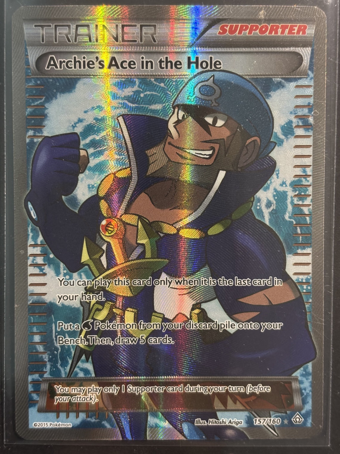 Archie's Ace in the Hole (157 Full Art) Ultra Rare XY - Primal Clash 157/160 LP